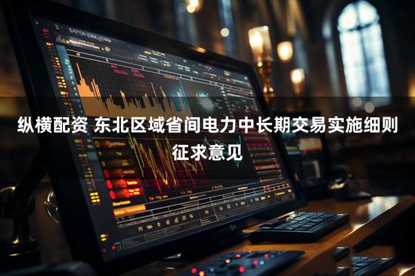 纵横配资 东北区域省间电力中长期交易实施细则征求意见