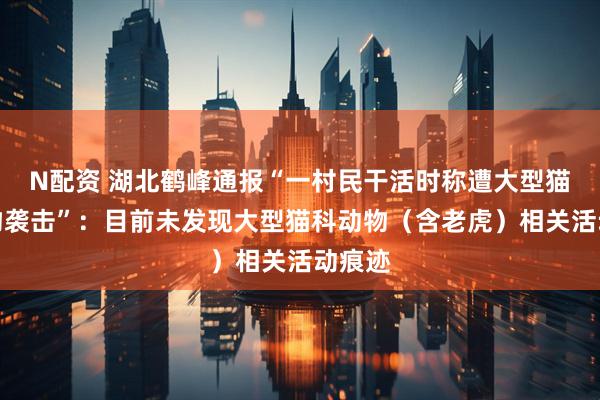 N配资 湖北鹤峰通报“一村民干活时称遭大型猫科动物袭击”：目前未发现大型猫科动物（含老虎）相关活动痕迹
