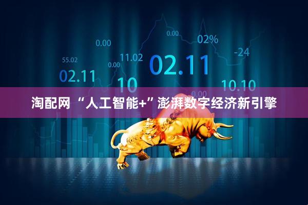 淘配网 “人工智能+”澎湃数字经济新引擎