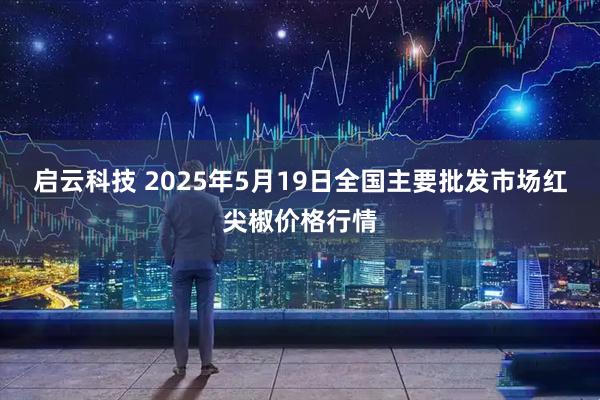 启云科技 2025年5月19日全国主要批发市场红尖椒价格行情