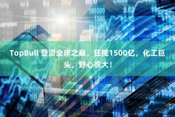 TopBull 登顶全球之巅，狂揽1500亿，化工巨头，野心很大！